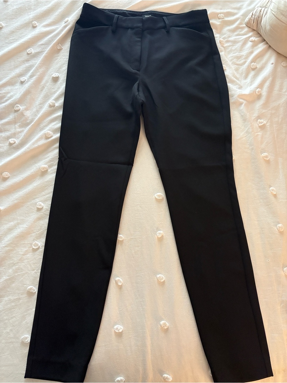 Express Black Slim Ponte Dress Trousers